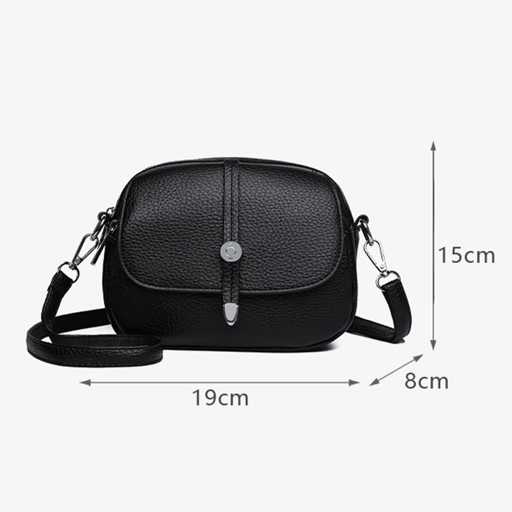 Isarivienne - Women's Lightweight Shoulder Bag in Solid Color with Timeless Style