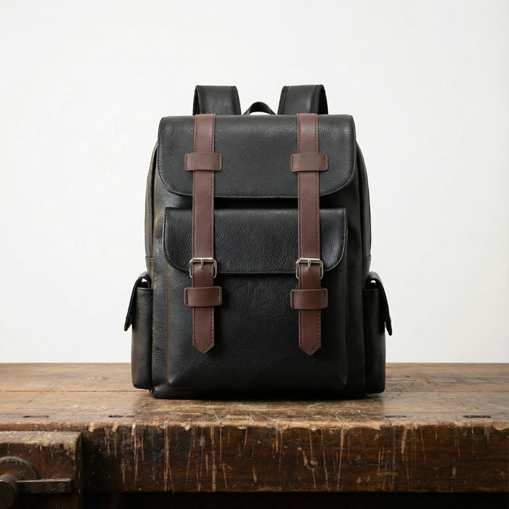Amelia Classic Leather Backpack